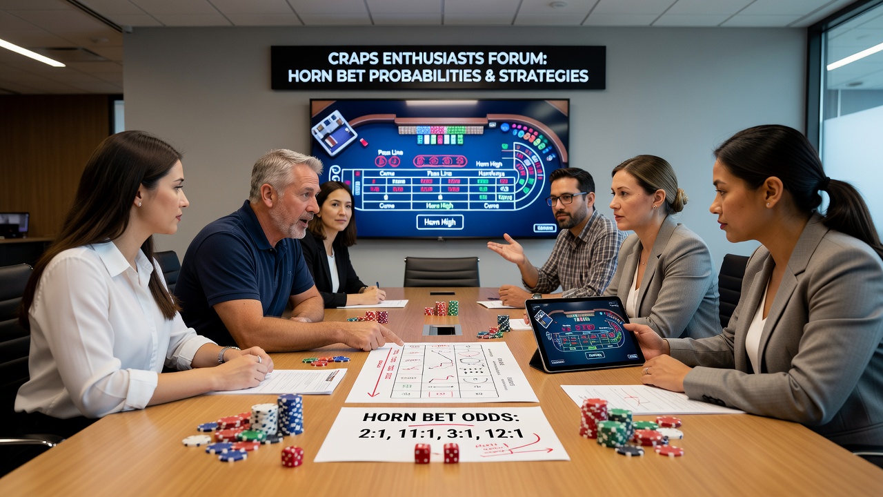 Online forum screenshot displaying craps probability discussion threads and user calculations