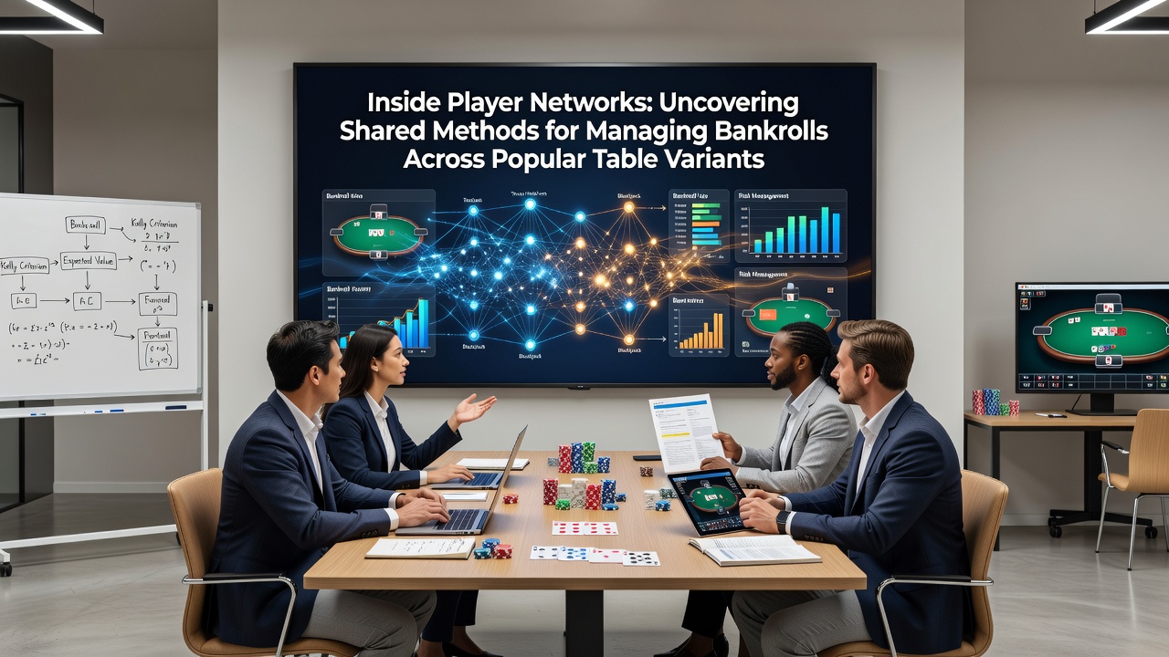 Players discussing bankroll strategies in online communities focused on table games