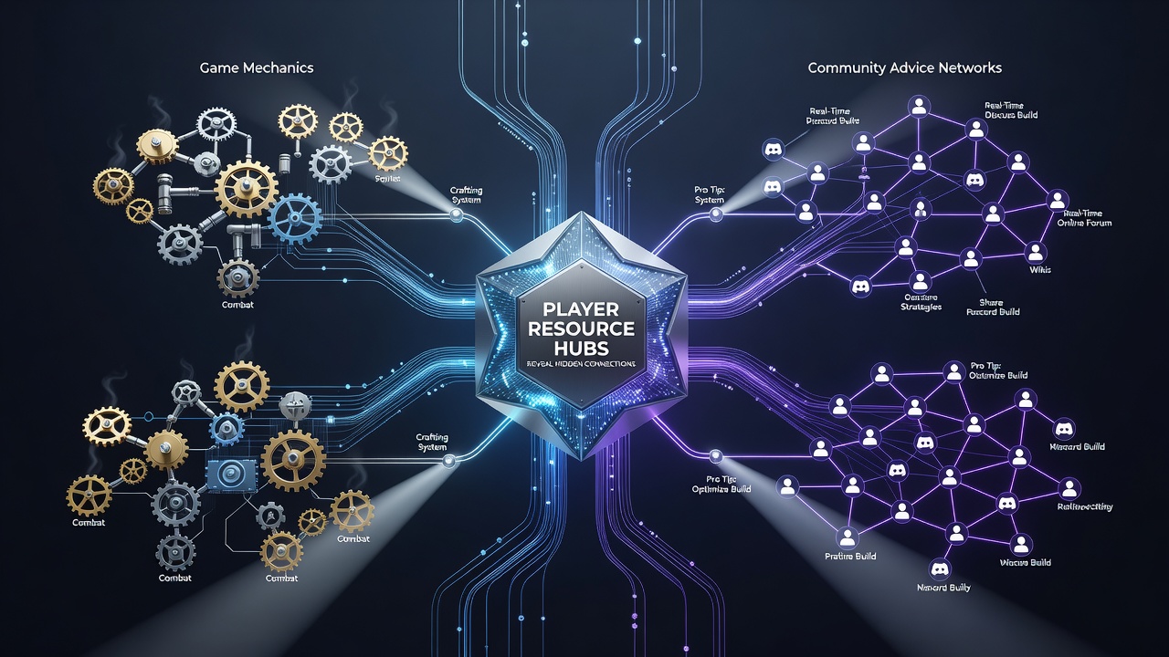 Community forum screenshot illustrating advice threads linked to game mechanics